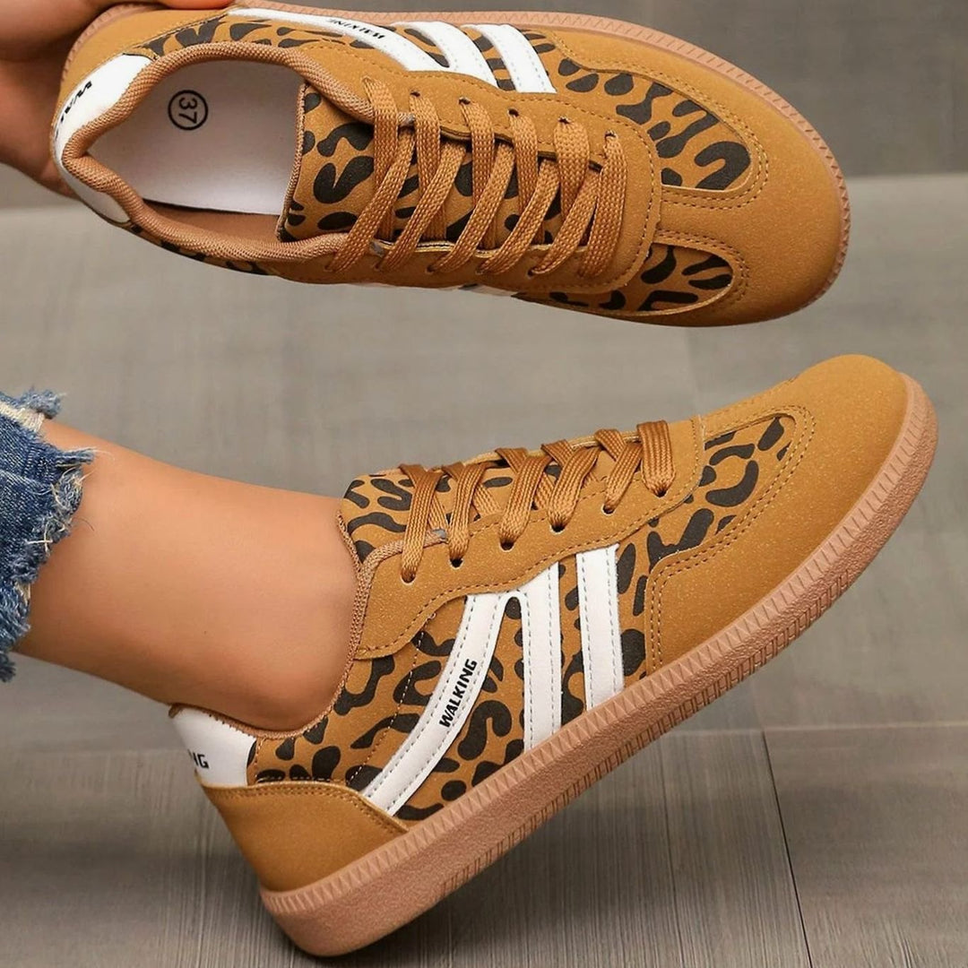 Dames Orthopedische Vetersneakers Brede Teenbox Gewelfde Zool