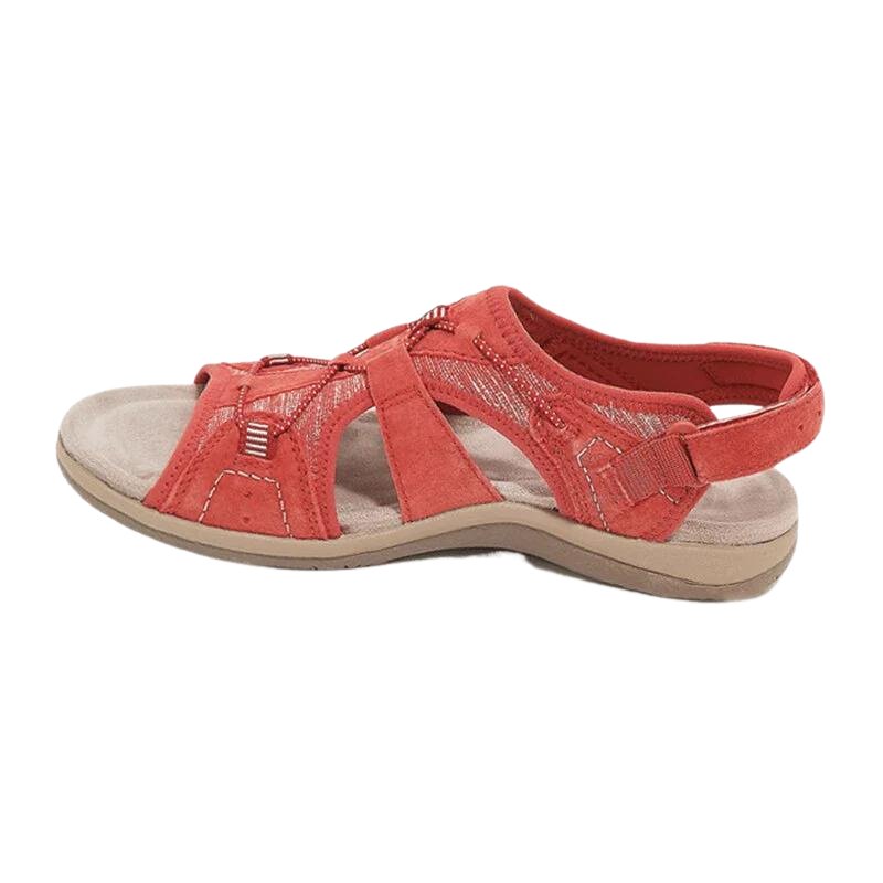 Dames Orthopedische Zomer Comfort Sandalen - Red
