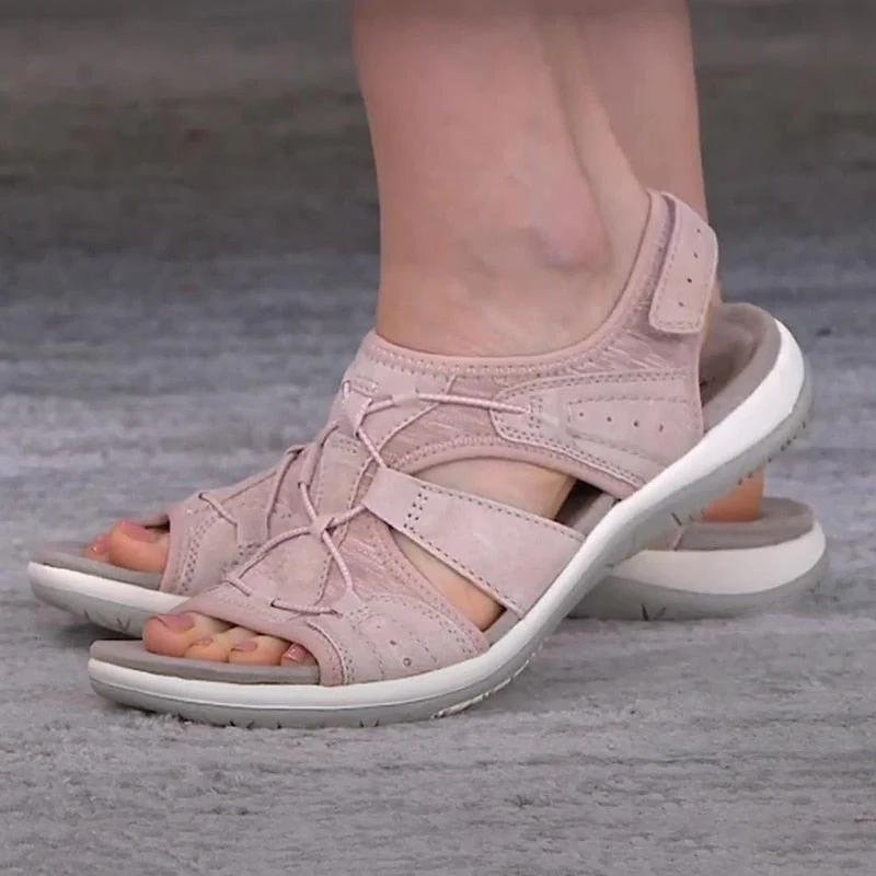 Dames Orthopedische Zomer Comfort Sandalen - Pink