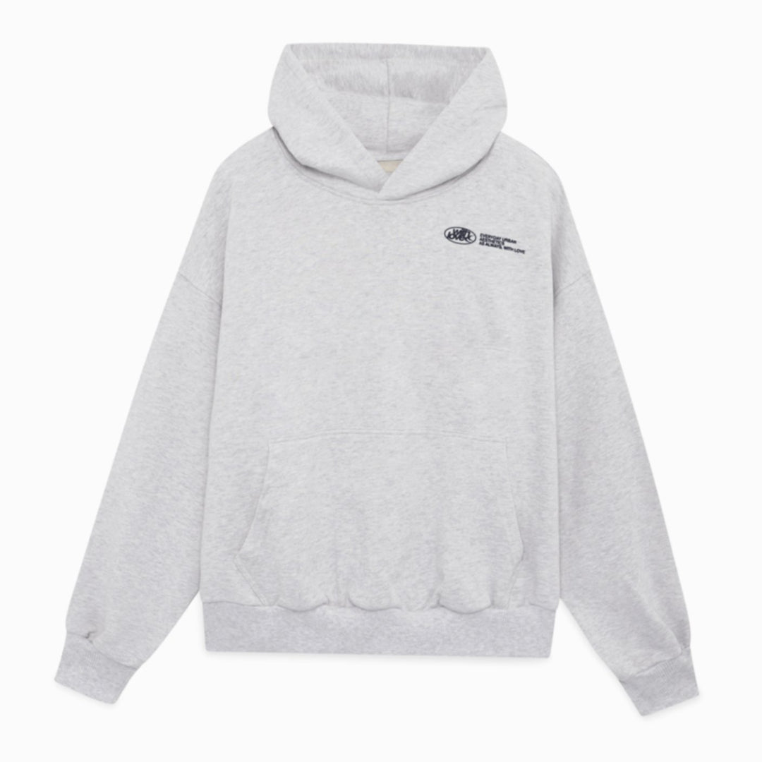 Dames Oversized Cropped Hoodie Katoen-Polyester Mix