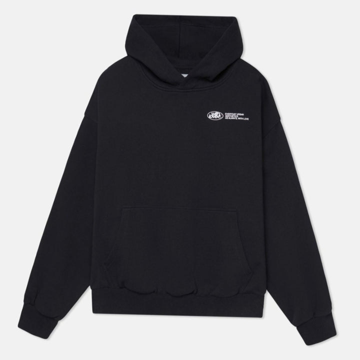 Dames Oversized Cropped Hoodie Katoen-Polyester Mix