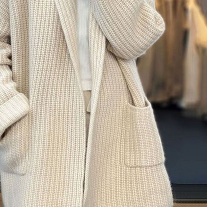 Dames Oversized Gebreide Open Cardigan Herfst Winter