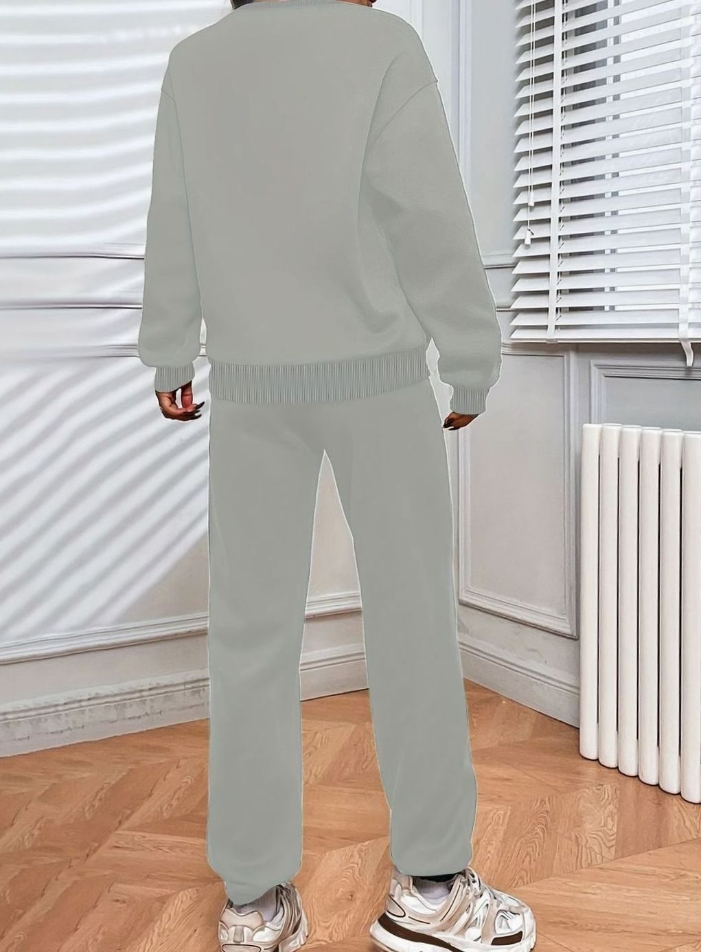 Dames Oversized Hoodie Joggingset Losvallende Sweater Broek