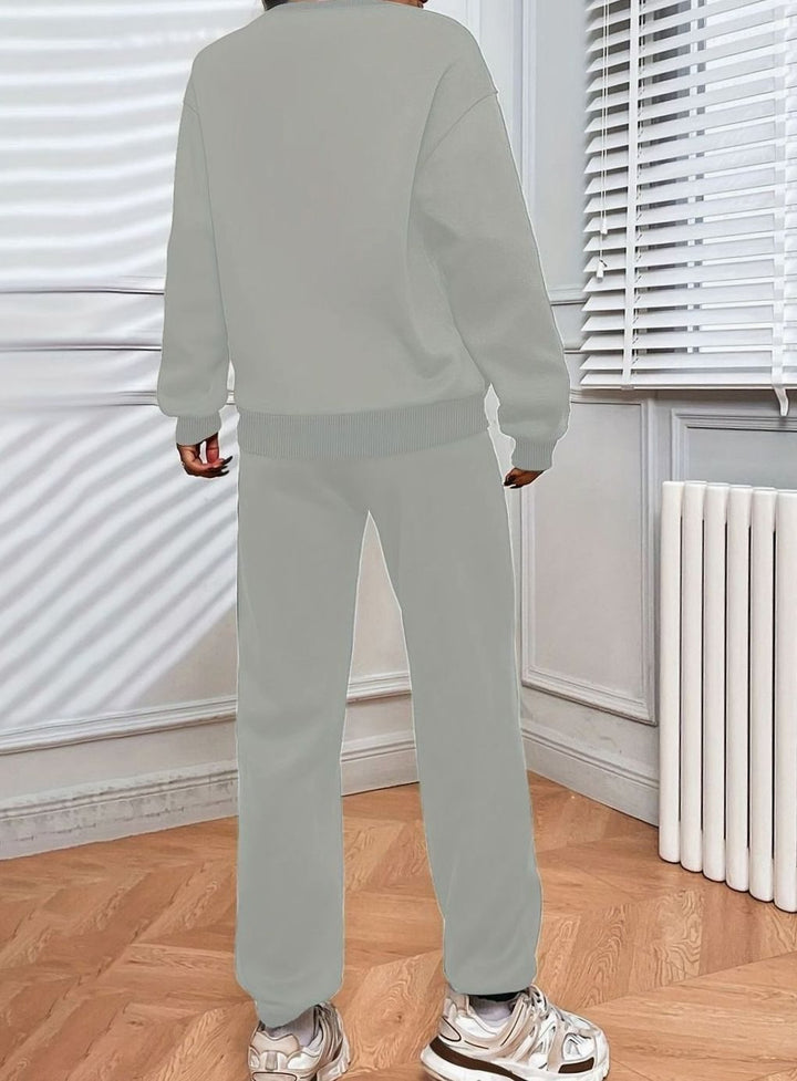 Dames Oversized Hoodie Joggingset Losvallende Sweater Broek