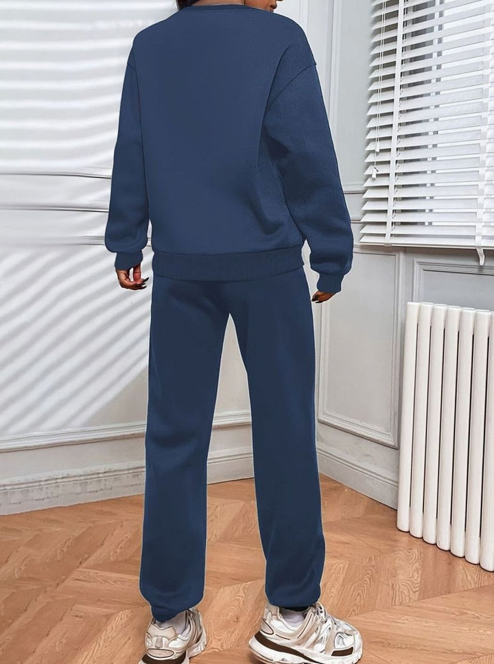 Dames Oversized Hoodie Joggingset Losvallende Sweater Broek