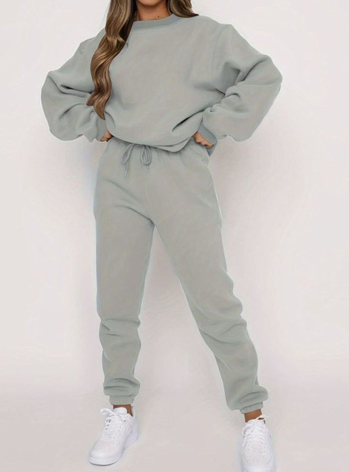 Dames Oversized Hoodie Joggingset Losvallende Sweater Broek