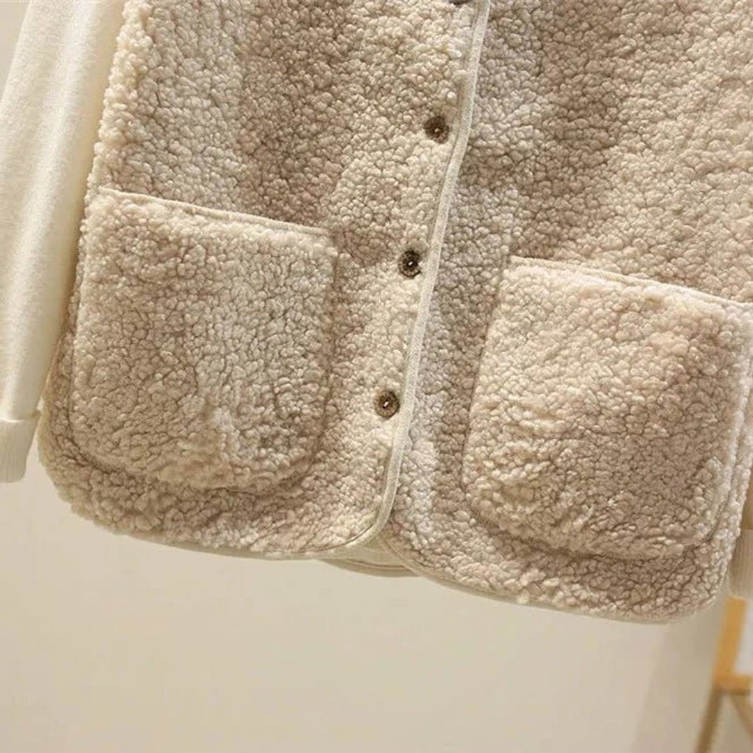Dames Puffer Vest Teddy Fleece Mouwloze Gewatteerde Bodywarmer