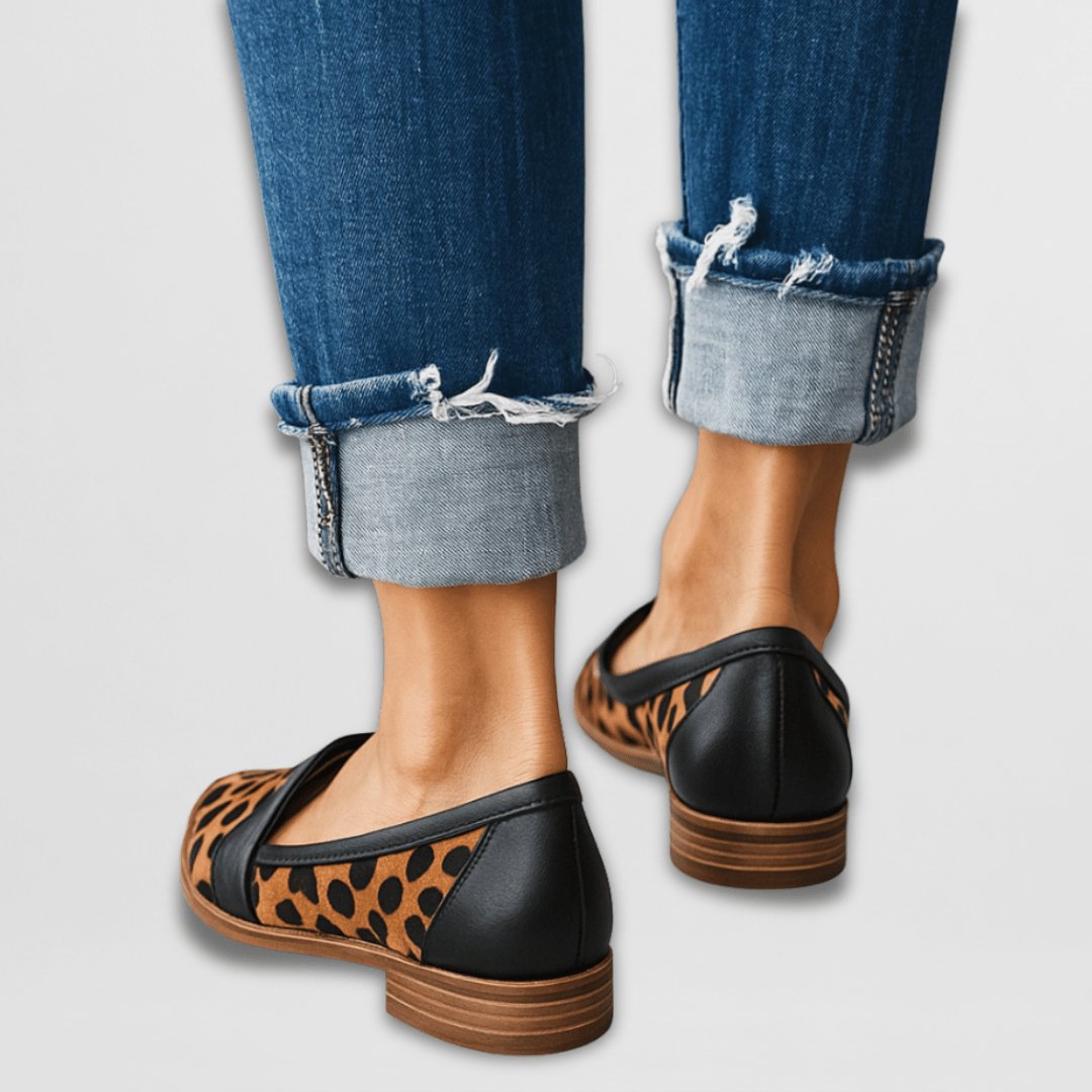Dames Suède Puntneus Orthopedische Instap Loafers