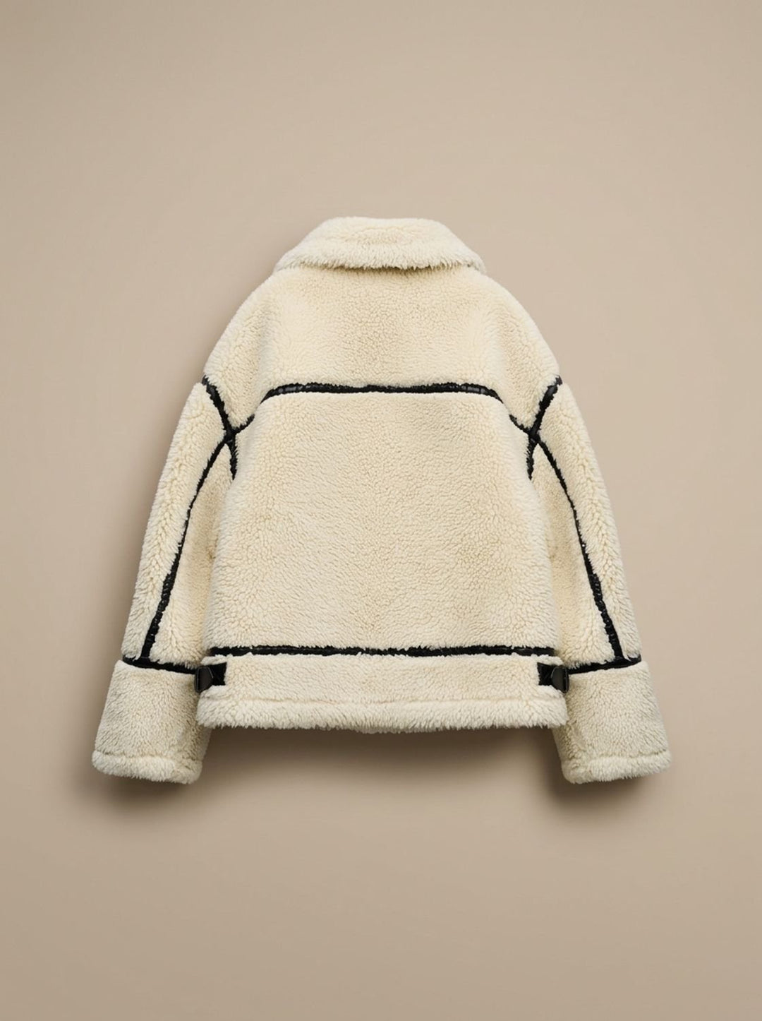 Dames Teddy Jas Zachte Fleece Ritssluiting Winterjas