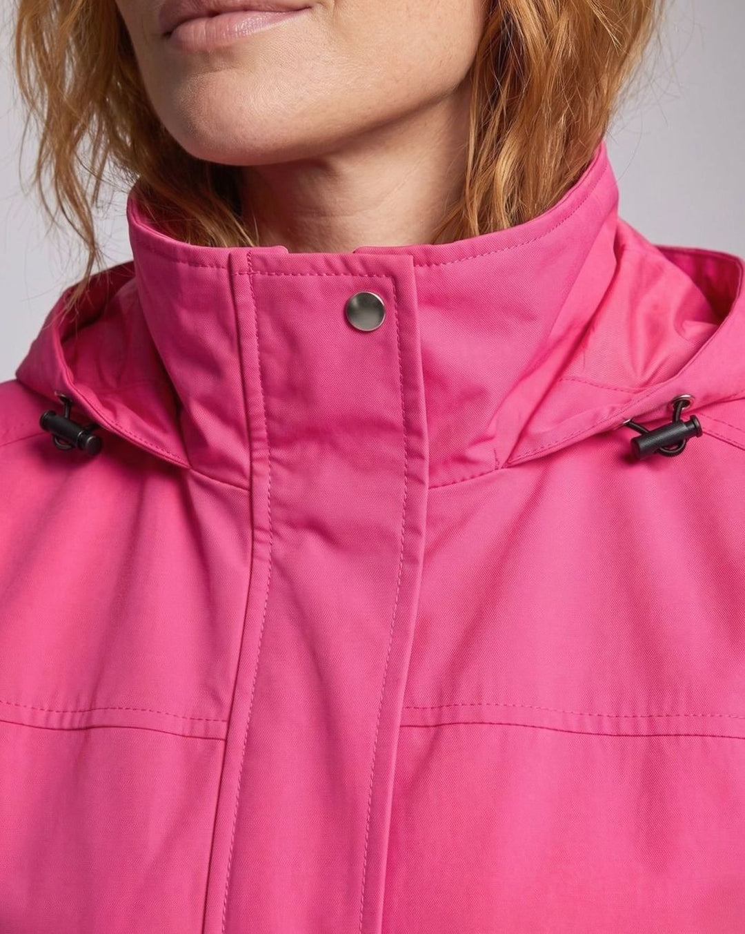 Dames Waterafstotende Parka met Capuchon en Taillekoordje
