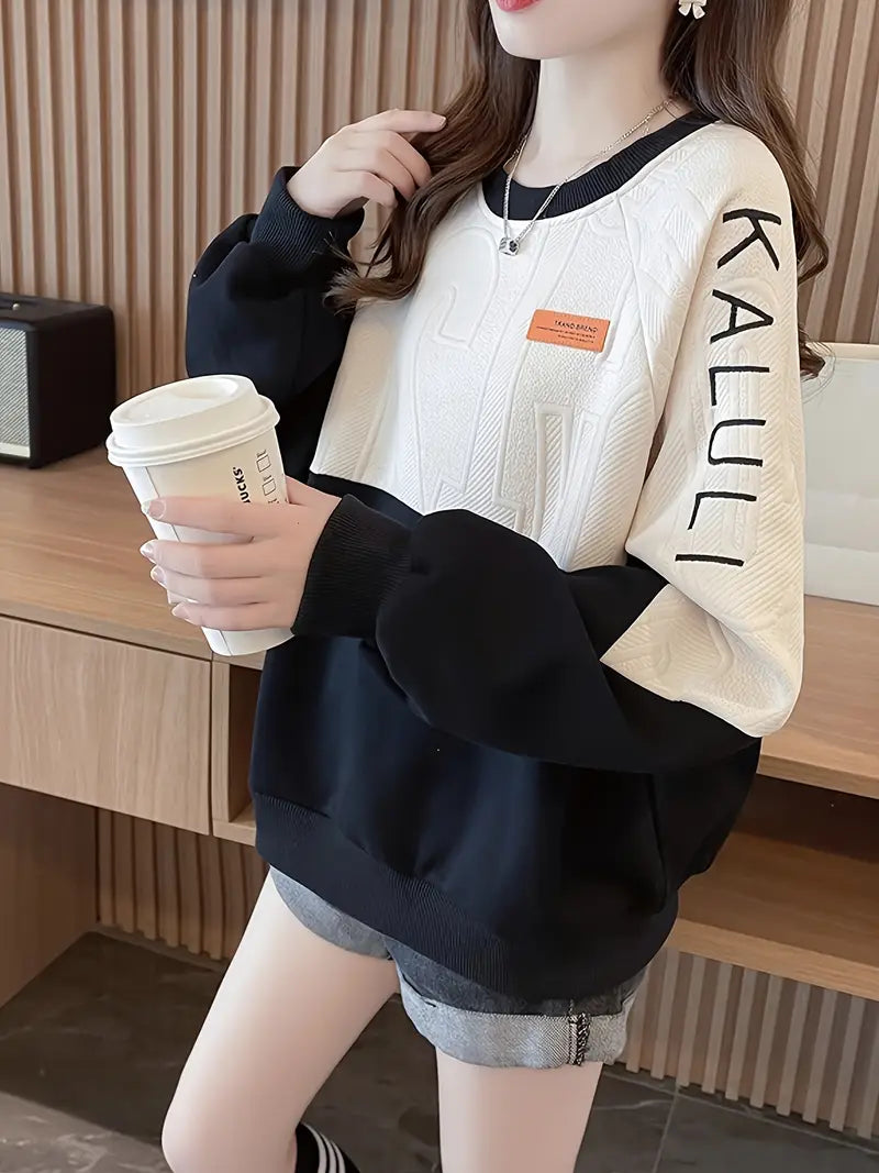Evelien™ Modischer Colorblock-Pullover für Damen