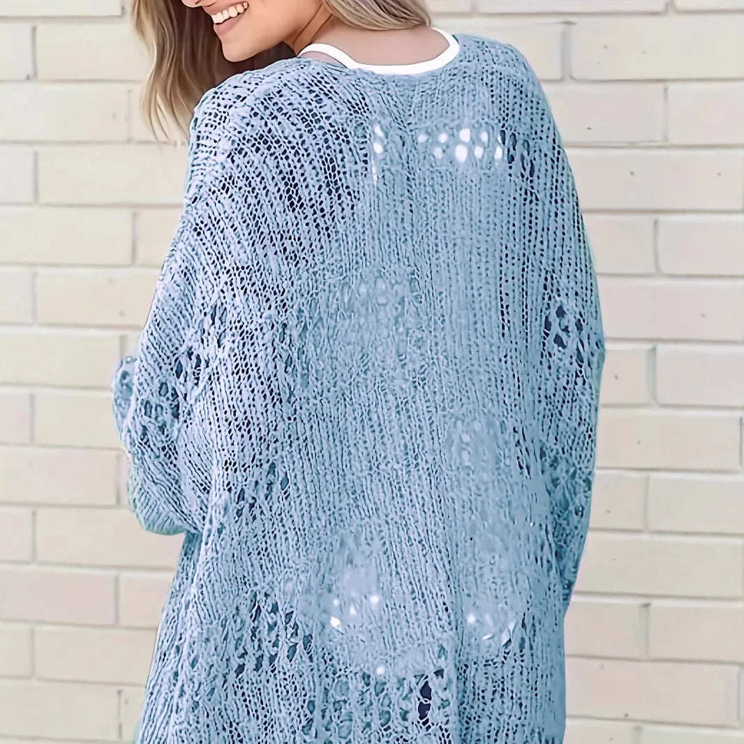 Gebreid Vest met Print | Losvallend Design | Comfortabel & Kleurrijk