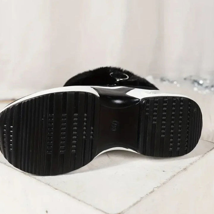 Enkellaarsjes Dames Warme Winterlaarzen Antislip Luchtkussen Zool
