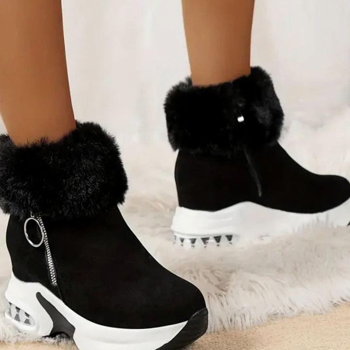 Enkellaarsjes Dames Warme Winterlaarzen Antislip Luchtkussen Zool