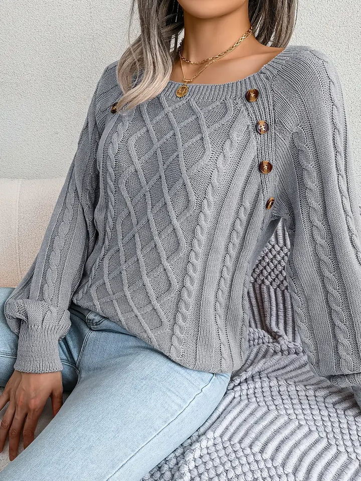 Kabelstrick™ Pullover | Baumwollmischung | Stilvoll und Bequem