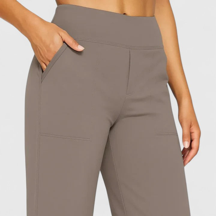Zoey | Damen Hohe Taille Weite Hose