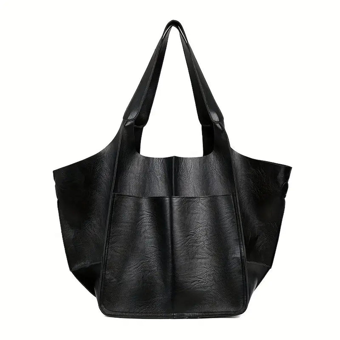 Grote Oversized Veganleren Tote Bag Dames