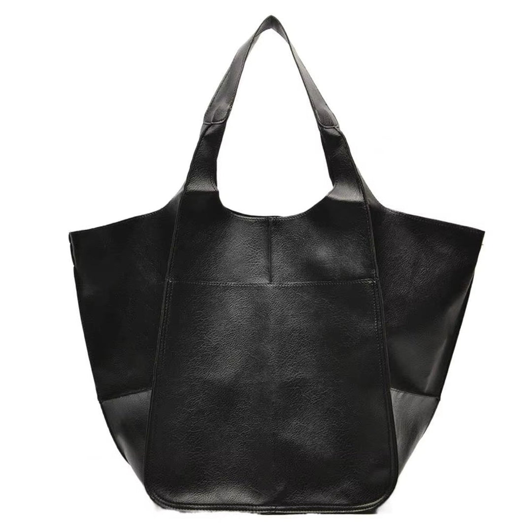 Grote Oversized Veganleren Tote Bag Dames