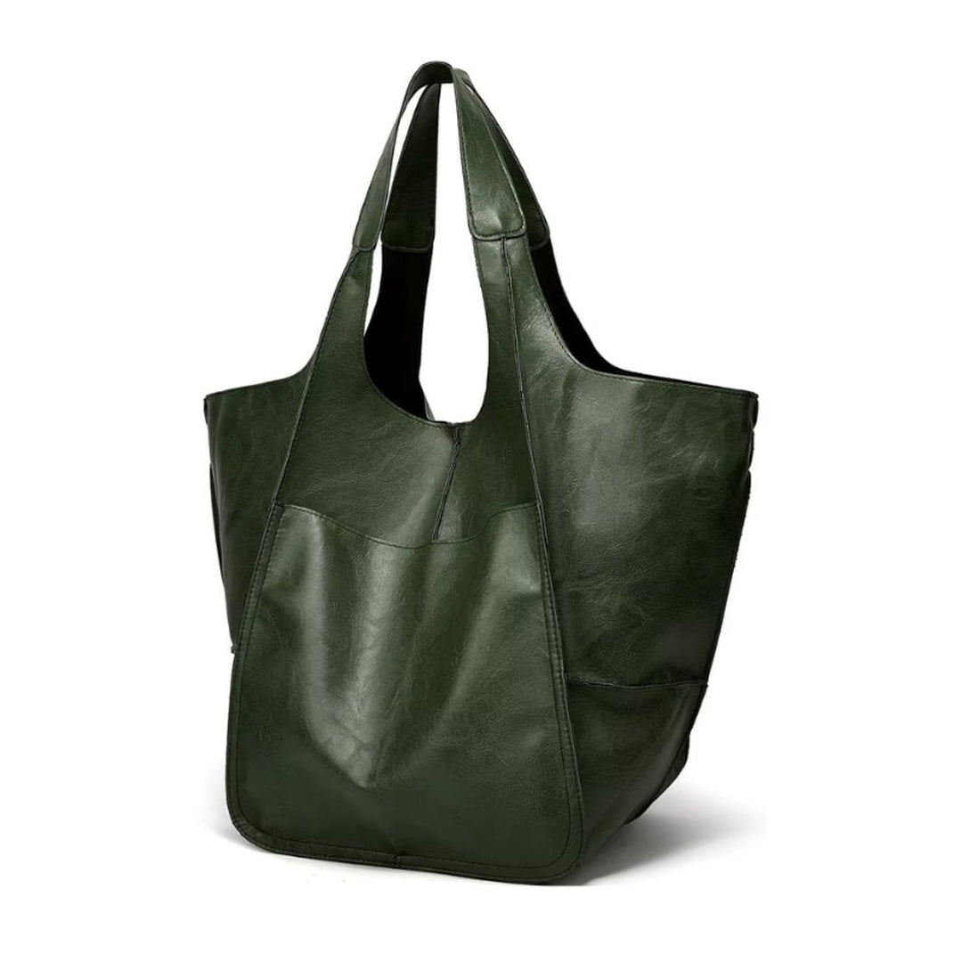 Grote Oversized Veganleren Tote Bag Dames