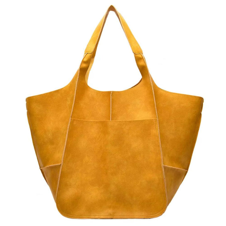 Grote Oversized Veganleren Tote Bag Dames