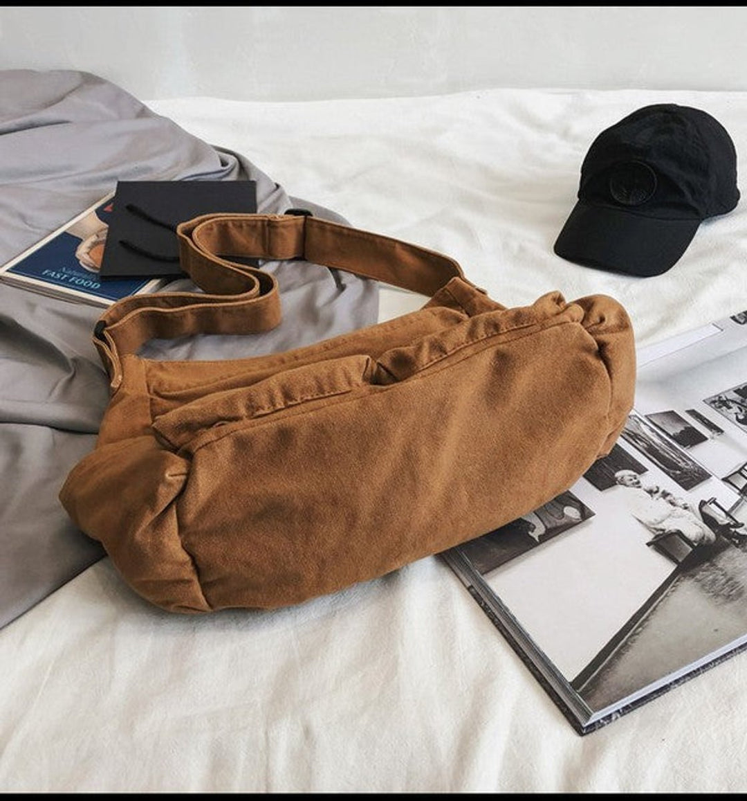 Grote Oversized Zwarte Canvas Tote Bag Dames Schoudertas