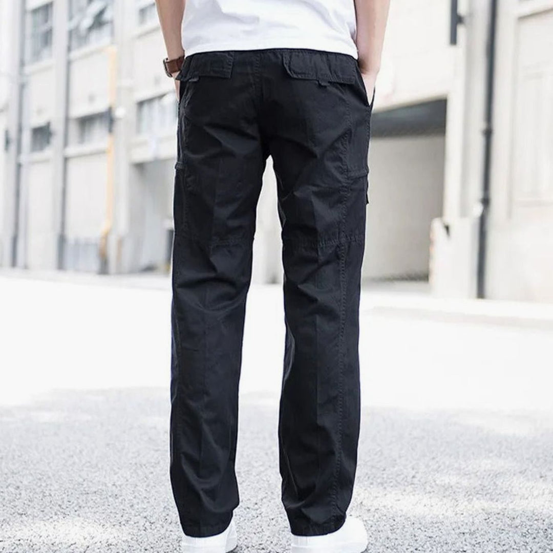 Heren Cargo Pantalon met Elastische Taille en Stretchstof