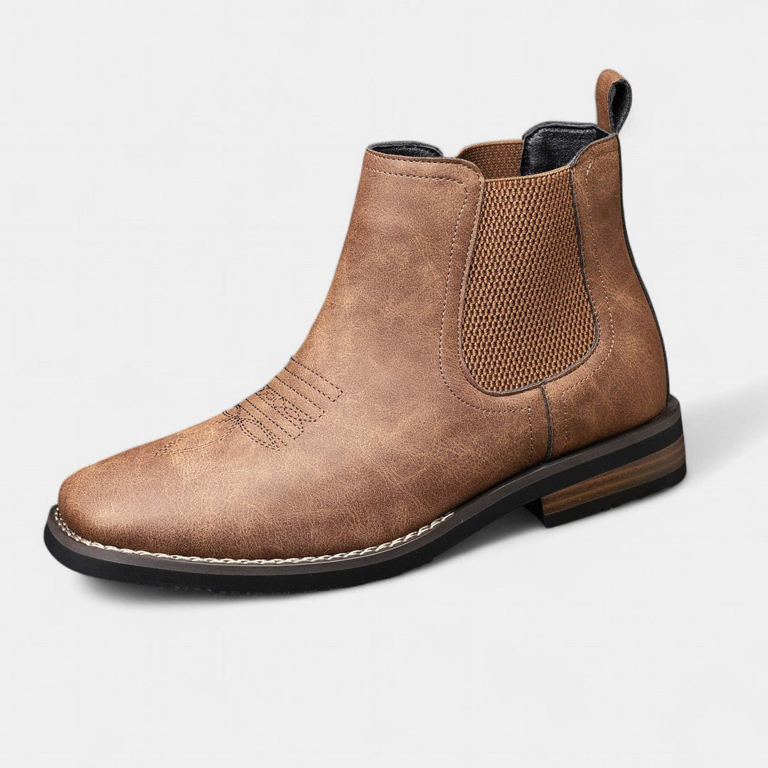 Heren Chelsea Boots Tijdloze Leren Enkellaarzen