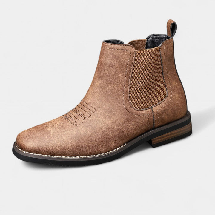 Heren Chelsea Boots Tijdloze Leren Enkellaarzen