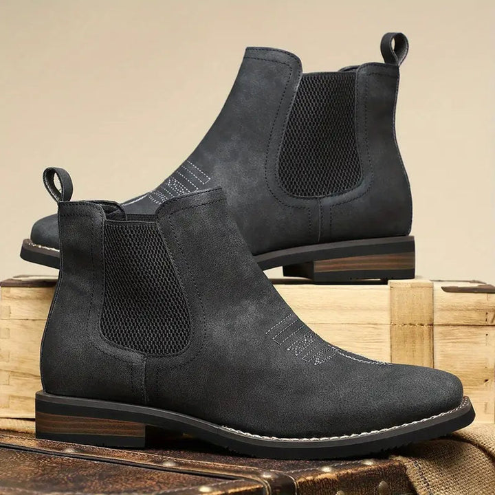Heren Chelsea Boots Tijdloze Leren Enkellaarzen