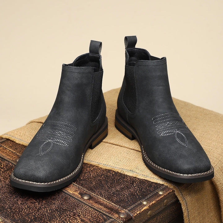 Heren Chelsea Boots Tijdloze Leren Enkellaarzen