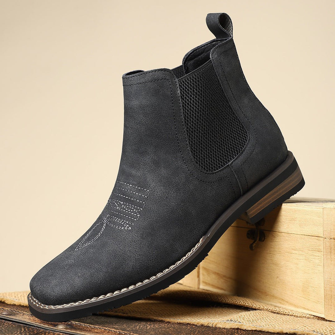 Heren Chelsea Boots Tijdloze Leren Enkellaarzen