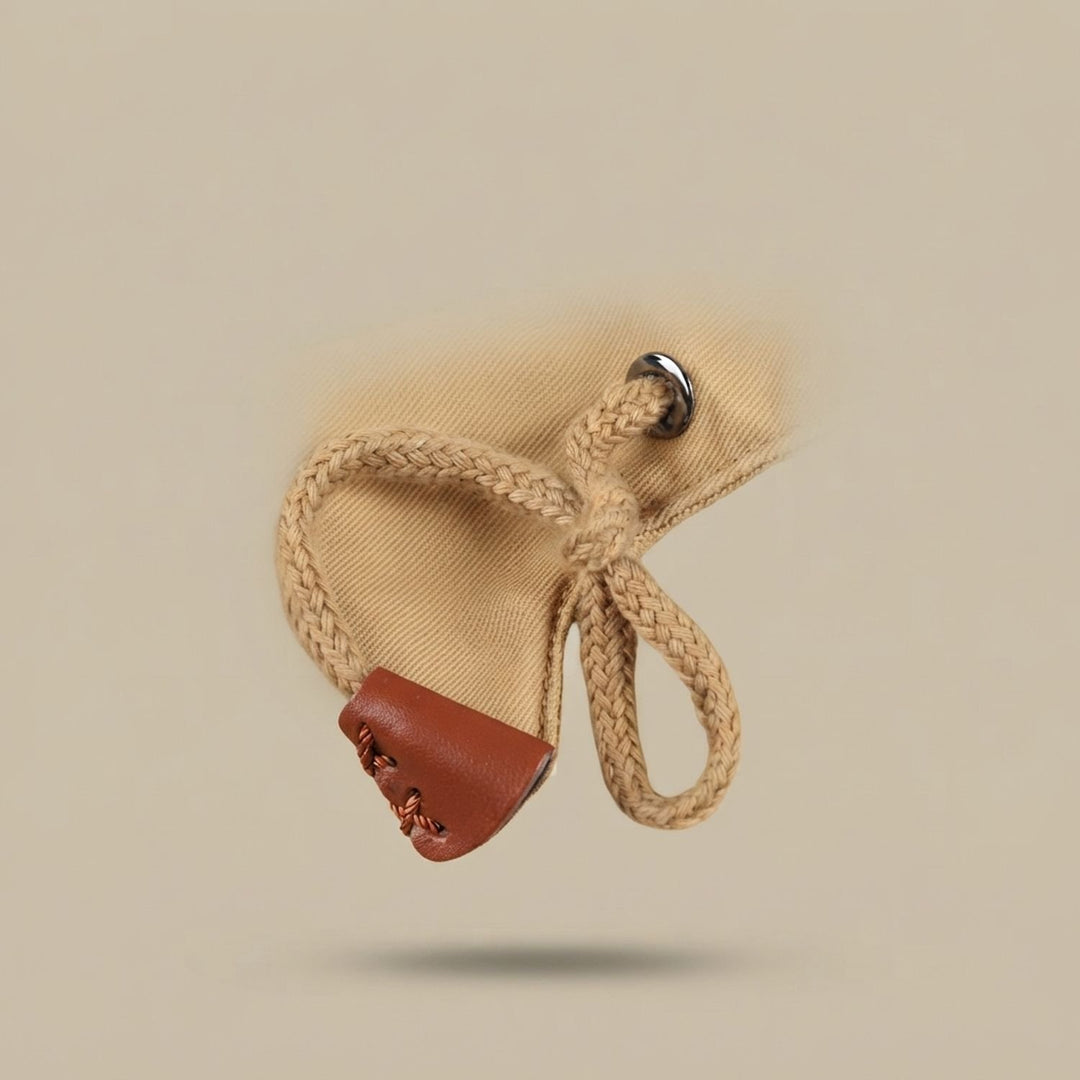Heren Fleece-Gevoerde Cargo Winterjas met Capuchon, Khaki