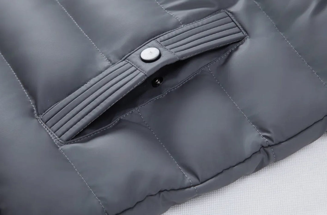 Heren Gewatteerde Hybride Winterjas met Capuchon