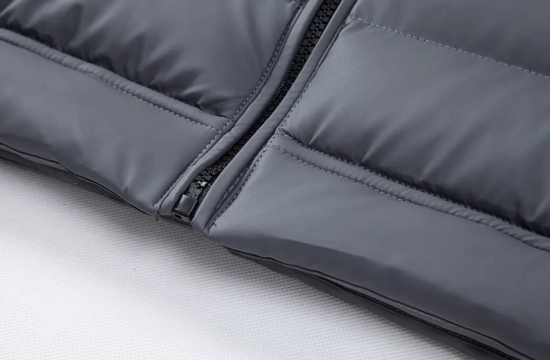 Heren Gewatteerde Hybride Winterjas met Capuchon