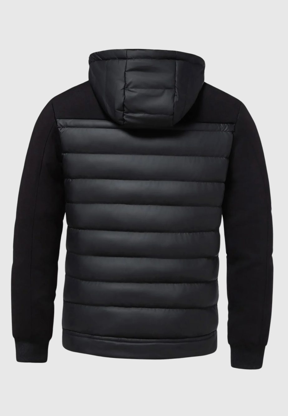 Heren Gewatteerde Hybride Winterjas met Capuchon