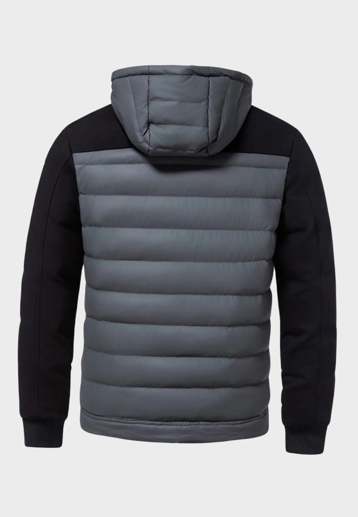 Heren Gewatteerde Hybride Winterjas met Capuchon