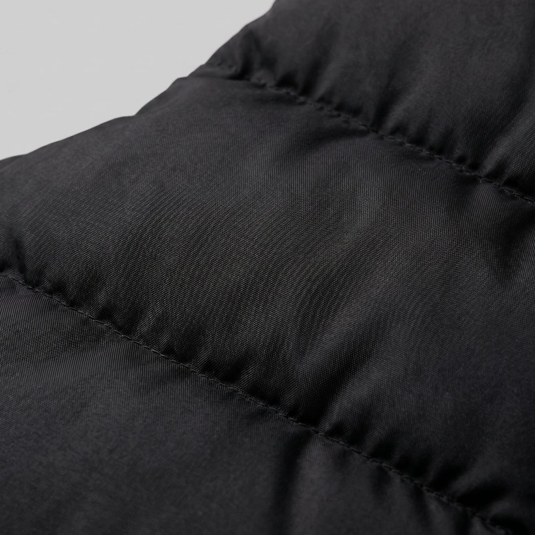 Heren Gewatteerde Mouwloze Puffer Gilet met Staande Kraag