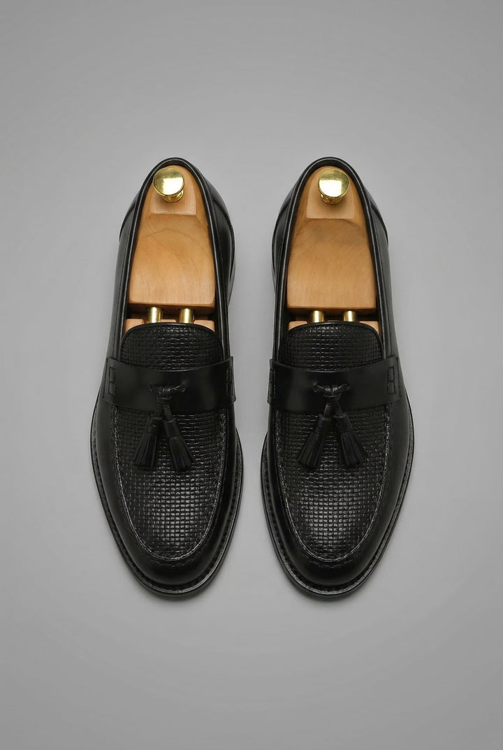 Heren Geweven Kwastje Instapper Loafers