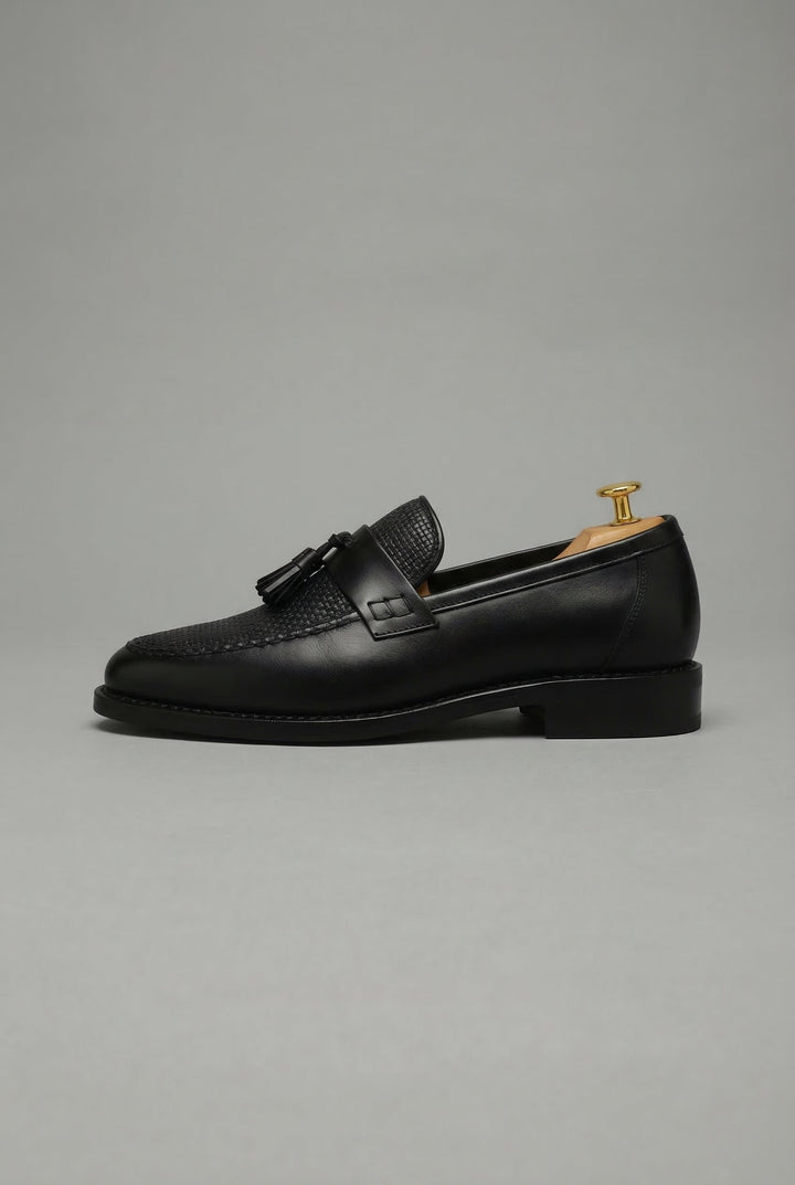 Heren Geweven Kwastje Instapper Loafers