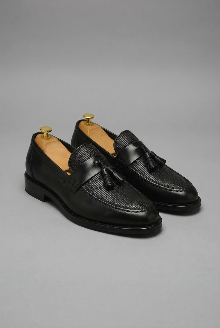 Heren Geweven Kwastje Instapper Loafers