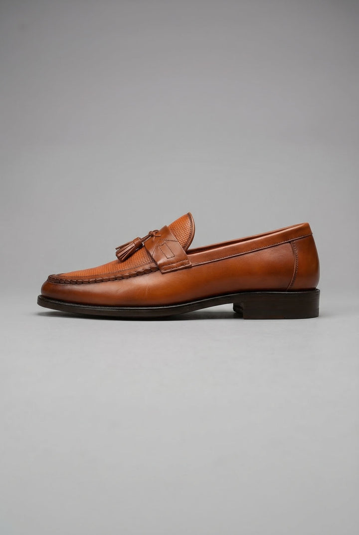 Heren Geweven Kwastje Instapper Loafers