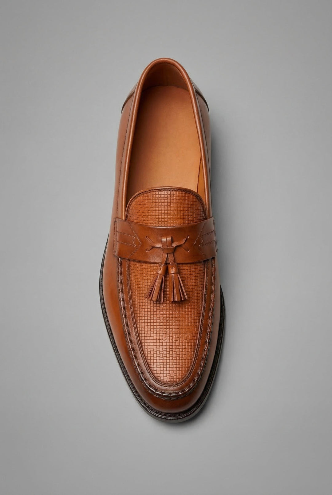 Heren Geweven Kwastje Instapper Loafers
