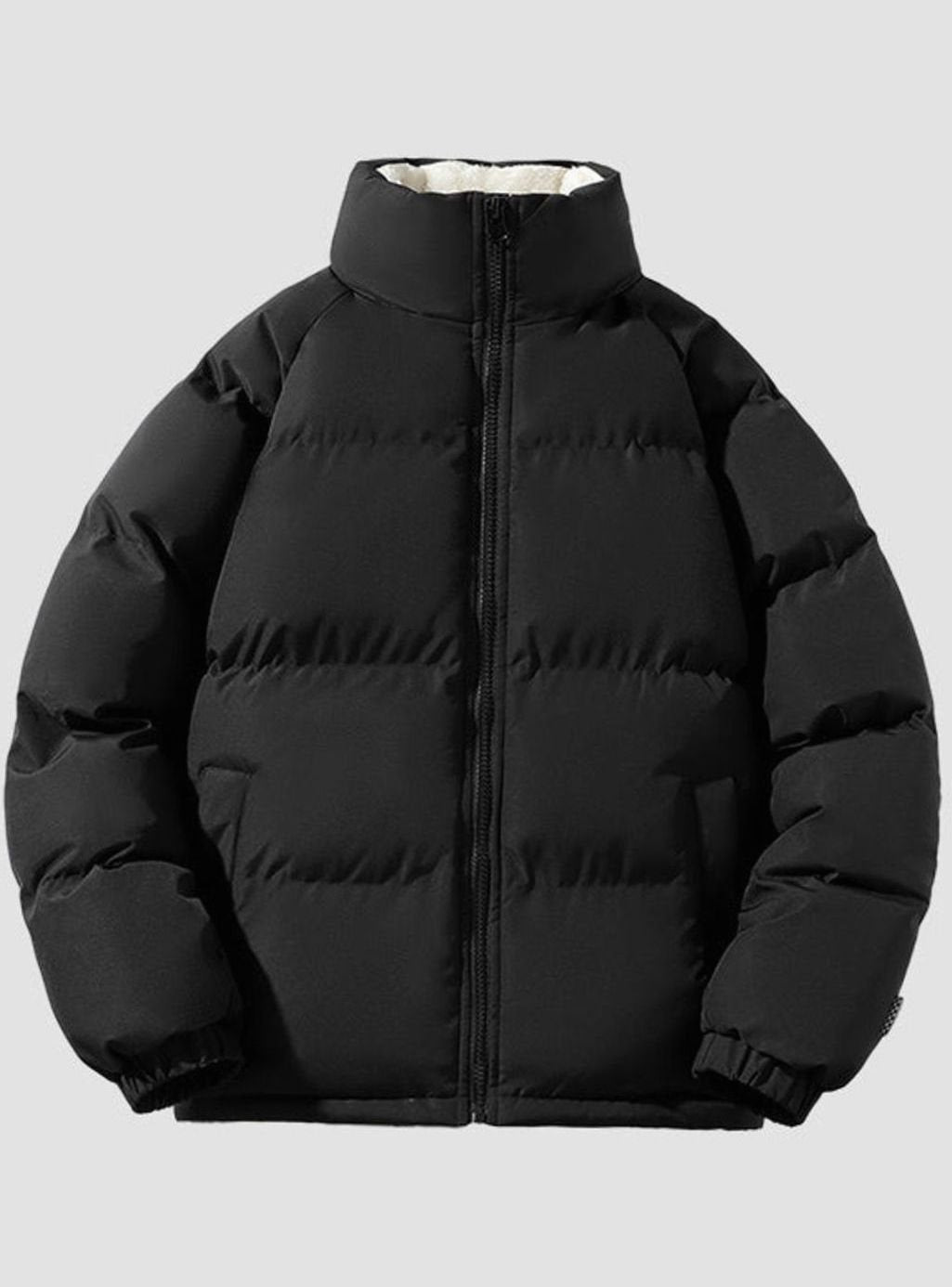 Heren Jas Fleece-Gevoerd Lichtgewicht Pufferjack Regular Fit