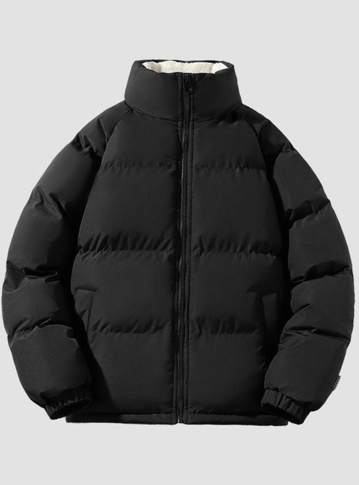 Heren Jas Fleece-Gevoerd Lichtgewicht Pufferjack Regular Fit