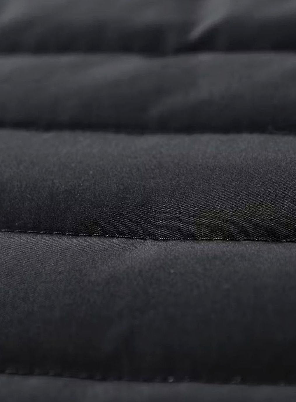 Heren jas gewatteerde slim fit stehkraag ritssluiting