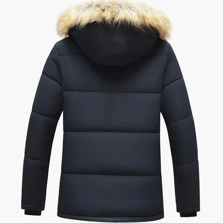 Heren Jas Warme Parka Winterjas Winddicht Fleece Gevoerd Capuchon