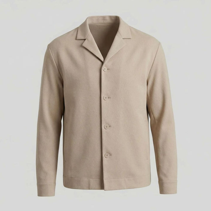 Heren Klassieke Getextureerde Single-Breasted Blazer Regular Fit