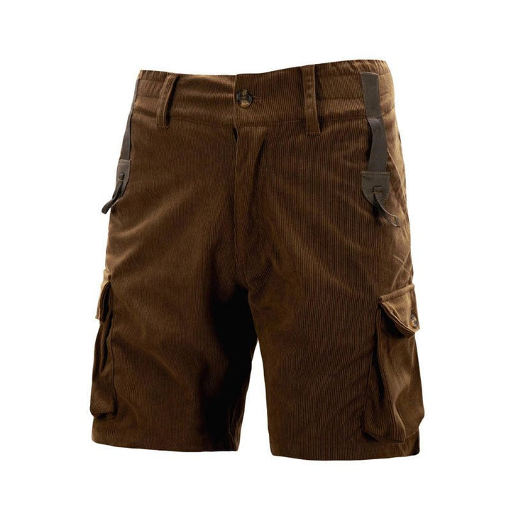 Heren Outdoor Ribfluwelen Cargo Short