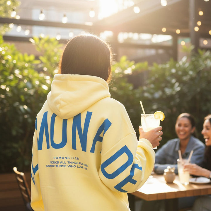 Heren Oversized Fleece Hoodie met Opdruk Streetwear