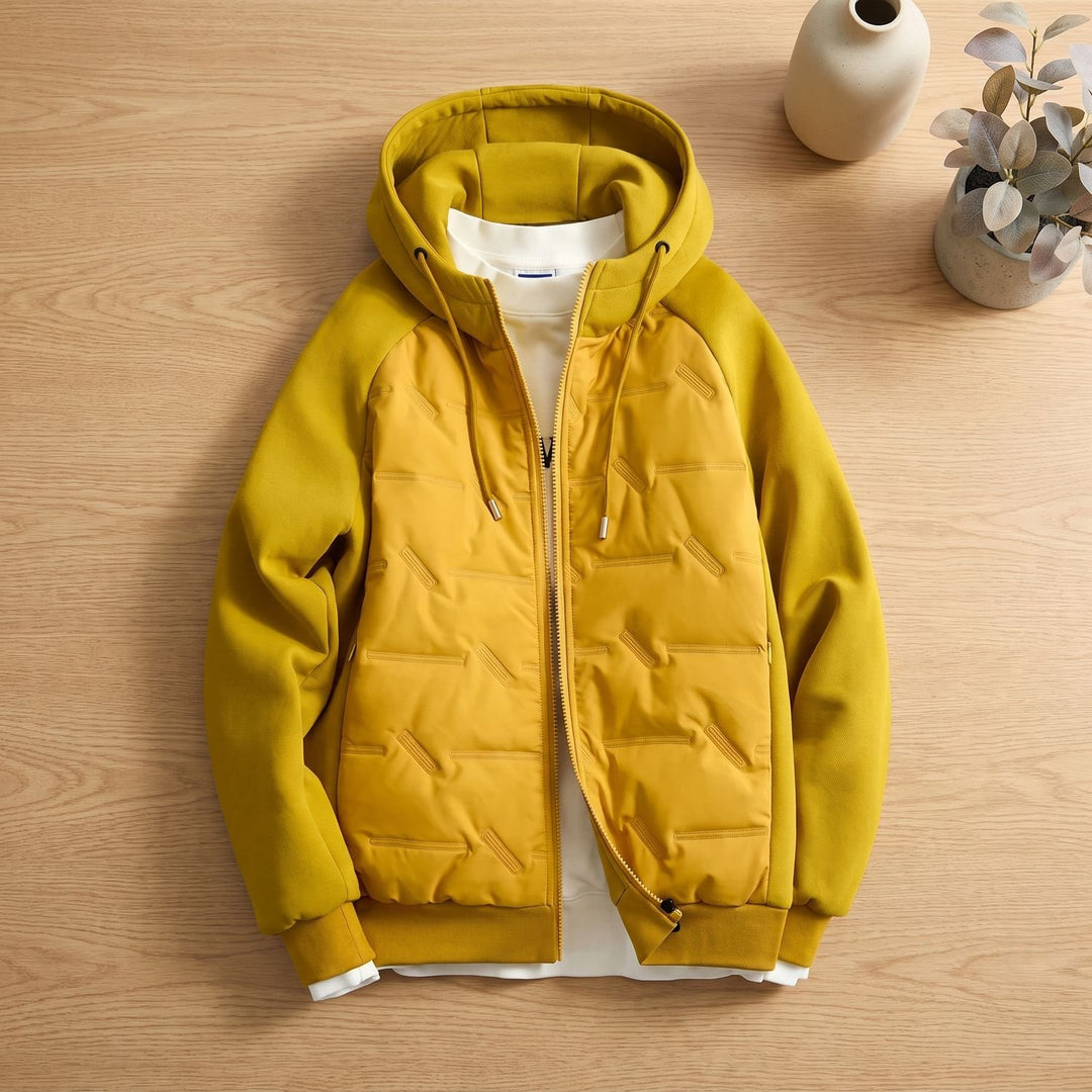 Heren Oversized Gewatteerde Winterjas met Capuchon